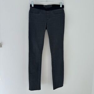 Helmut Lang Skinny Fit Pullover Jeans Gray / Black | Size 26